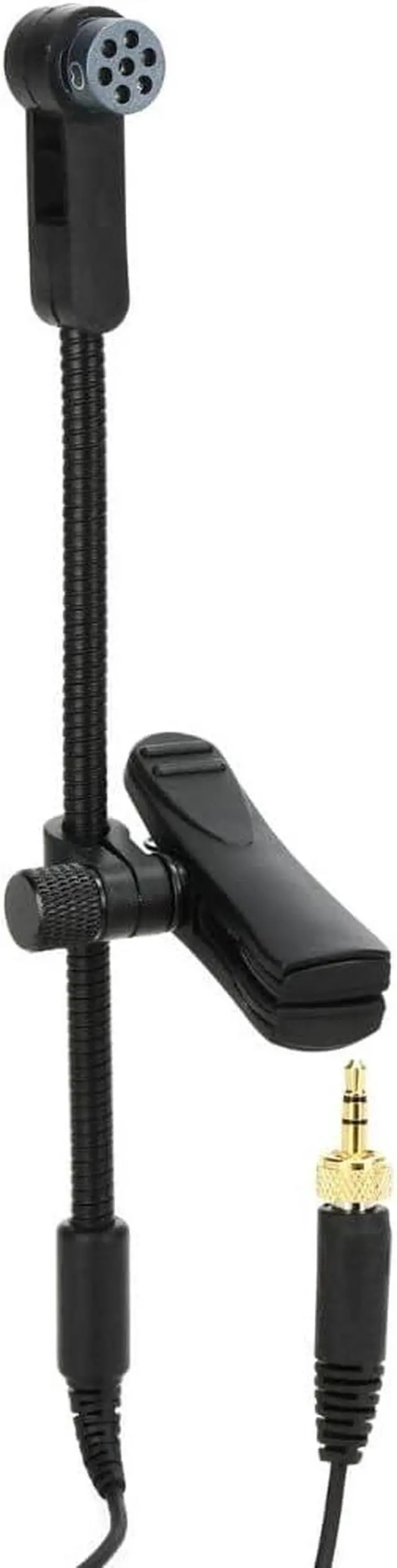 Alt view image 6 of 7 - Sennheiser E 908 B-EW Clip-on Cardioid Condenser Gooseneck Instrument Microphone for Saxophones Bundle w/Pig Hog PHM10 8mm Mic Cable Polishing Cloth