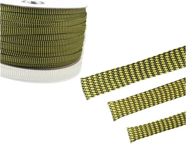 Alt view image 2 of 5 - 10Meters HiFi Cord Braided Sleeving PET Shock Net for DIY XLR/R/CA sig/nal Line Power Cord Wire(20mm)