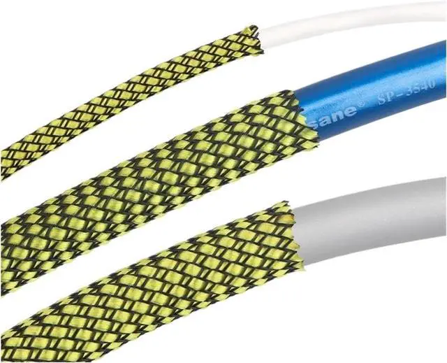 Alt view image 3 of 5 - 10Meters HiFi Cord Braided Sleeving PET Shock Net for DIY XLR/R/CA sig/nal Line Power Cord Wire(20mm)