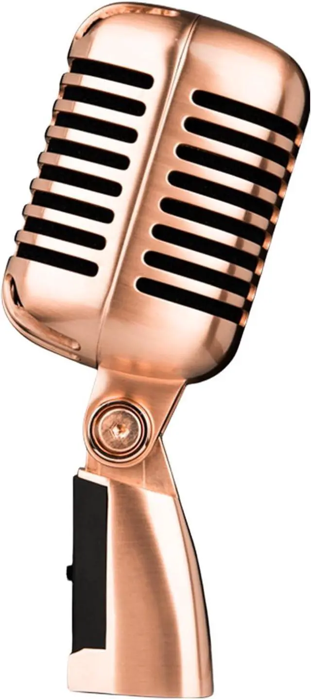 Main image of Vintage Dynamic Vocal Microphone Antique Nostalgic Metal Appearance for Stage Performances and Singing
