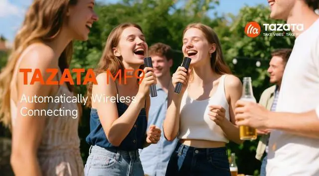 Alt view image 6 of 6 - UHF Wireless Microphone System, Black Dual Handheld Microphones with Rechargeable Receiver, for Karaoke, Speech, Wedding, Church, PA System,Outdoor Events