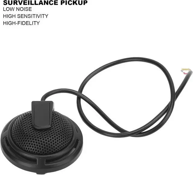 Alt view image 5 of 7 - Pickup Phone, Sensitivity Noise Reduction o, CCTV Sound Pickup for Tax Bu Service Hall, Aluminum y truction with 1000m