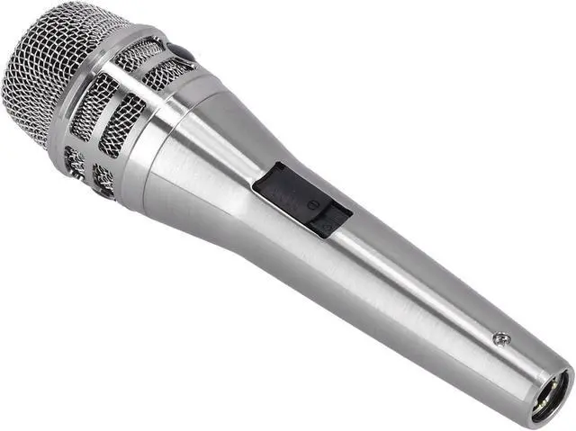 Alt view image 2 of 7 - mic Cardioid Phone, Wired Handheld Mic for Karaoke Singing, phoneh Head Pickup for Home oor S Speech, Includes (Silver)
