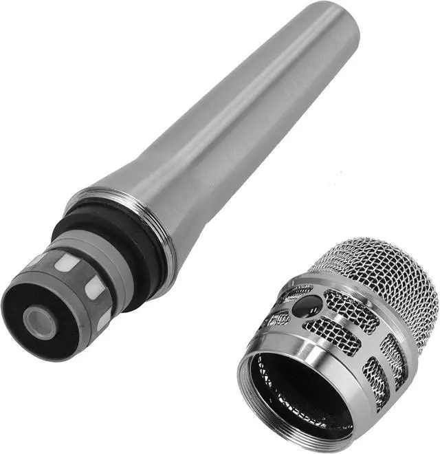 Alt view image 7 of 7 - mic Cardioid Phone, Wired Handheld Mic for Karaoke Singing, phoneh Head Pickup for Home oor S Speech, Includes (Silver)