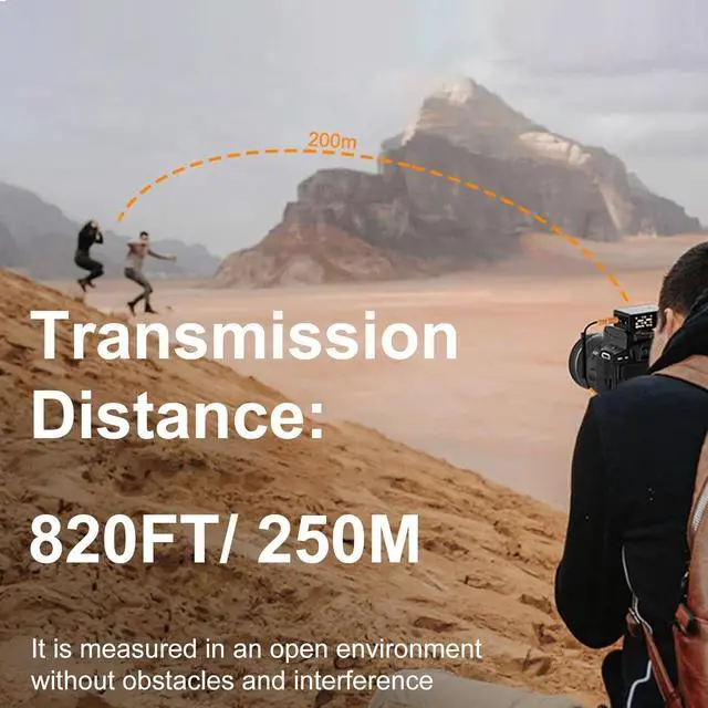 Alt view image 4 of 7 - Professional Wireless Mic, 32GB Internal Recording Noise Cancellation Dual Lapel Mics for Phone Camera with 1.08 Inch BT Connectivity