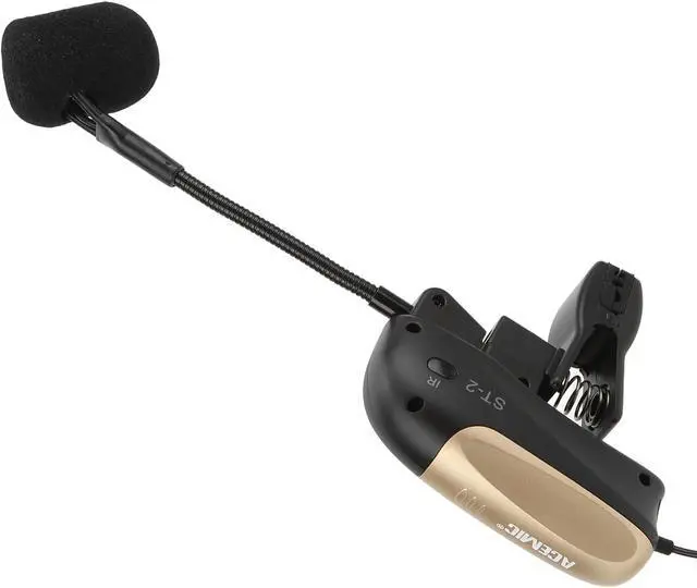 Alt view image 6 of 7 - Saxophone Microphone On, Condenser Mic for Brass Wind Instruments, Wired Saxophone Microphone with 6 Meter Line, 907mm. Condenser Microphone for Saxophone