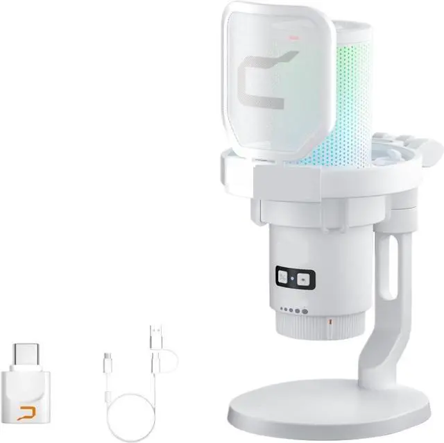 Main image of Practical Condenser Microphone, Adjustable Device, Suitable for Recording and Streaming Media(Uni Pro (D)-W)