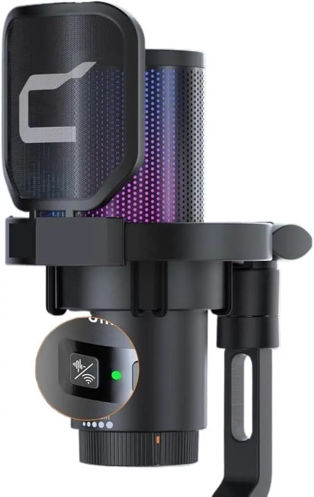 Alt view image 4 of 7 - Practical Condenser Microphone, Adjustable Device, Suitable for Recording and Streaming Media(Uni Pro (D)-W)