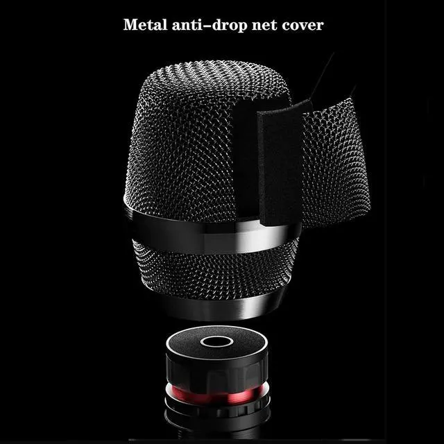 Alt view image 4 of 6 - Microphone Rechargeable Wireless Microphone Professional UHF Karaoke Microphone Universal Metal Handheld Microphone for Singing, Cardioid Pickup Pattern Handheld MicrophoGrey Two