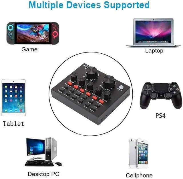 Alt view image 4 of 6 - Streaming Microphone, Podcast Equipment Bundle, Condenser Microphone Set, Studio Microphone Kit with Sound Mixer, Microphone Set