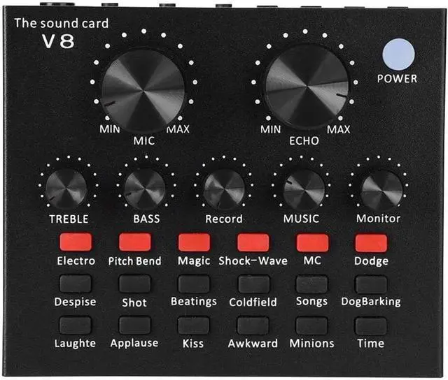 Alt view image 6 of 6 - Microphone BM800 Recording Studio Condenser Microphone is Suitable for Radio Broadcasting Singing Recording Computer: White Gold Pack 2 V8 BM800