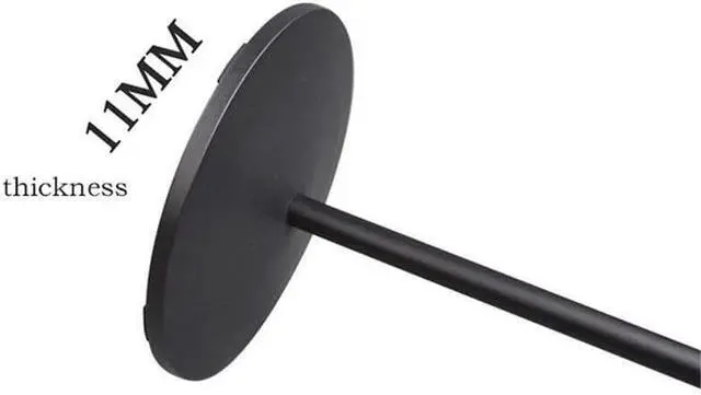 Alt view image 2 of 3 - Professional Adjustable Floor Microphone Stand, 65-130cm Height Range, Telescopic Round Base, Stable & Collapsible for Stage, KTV, Studio, Live Performances