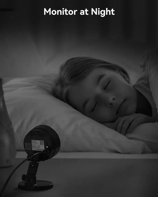 Alt view image 6 of 7 - FOSCAM 3K 5MP Security Camera Indoor, 2.4g & 5g WiFi Magnetic Mini Dog/Cat/Pet/Baby Camera, Smart Motion Detection, 20X Zoom, 2-Way Audio, Night Vision, Home Monitor Compatible with Alexa & Google