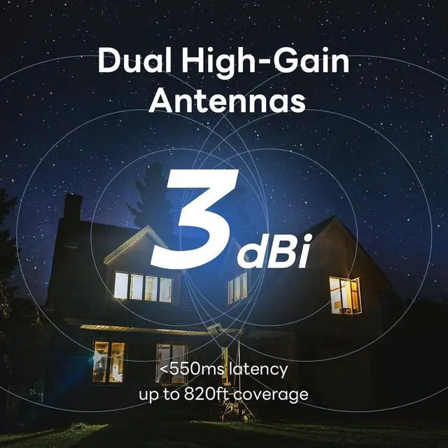 Alt view image 7 of 7 - Tenda 2K QHD Outdoor Pan/Tilt Wi-Fi Security Camera, 4MP Plug-in, 360° Full Coverage, Color Night Vision, AI Human/Vehicle/Motion Detection, 2-Way Talk, IP65, 24/7 Plug-in Guard for Your Yard (CH7)