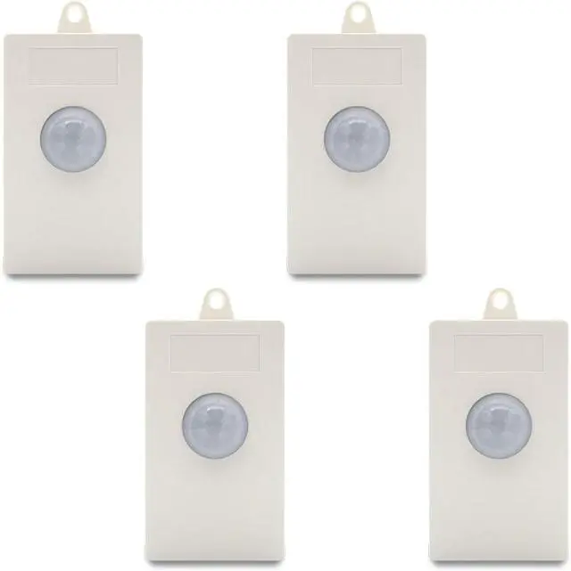 HomeSeer HSM200 Z-Wave Multi-Sensor (Motion, Temperature & Light) with RGB LED Indicator for Smart Home Automation, Line Powered, Plugs Into Standard Outlet, S2 Security (4-Pack)