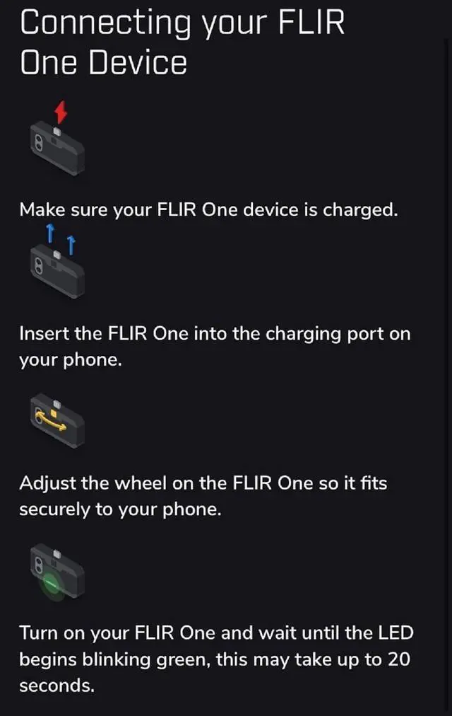 Alt view image 6 of 7 - FLIR (huria-) domestic regular goods android (Type-C) For Flir One Pro LT EDITION Infrared sa-mogurafikamera 1 Year Warranty