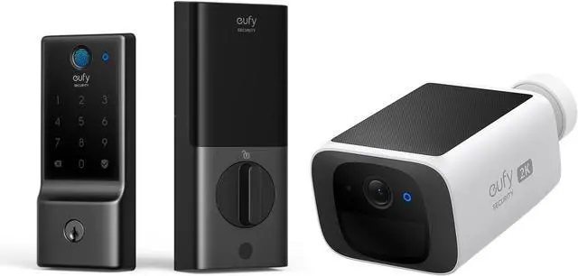 Main image of eufy Security SoloCam S220 and eufy Security Smart Lock C220
