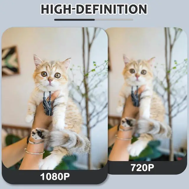 Alt view image 3 of 6 - Clock Camera - Wireless Full HD 1080P Cams - WiFi Mini Cameras Clock with Night Vision - Indoor Camera for Home Security - No Audio