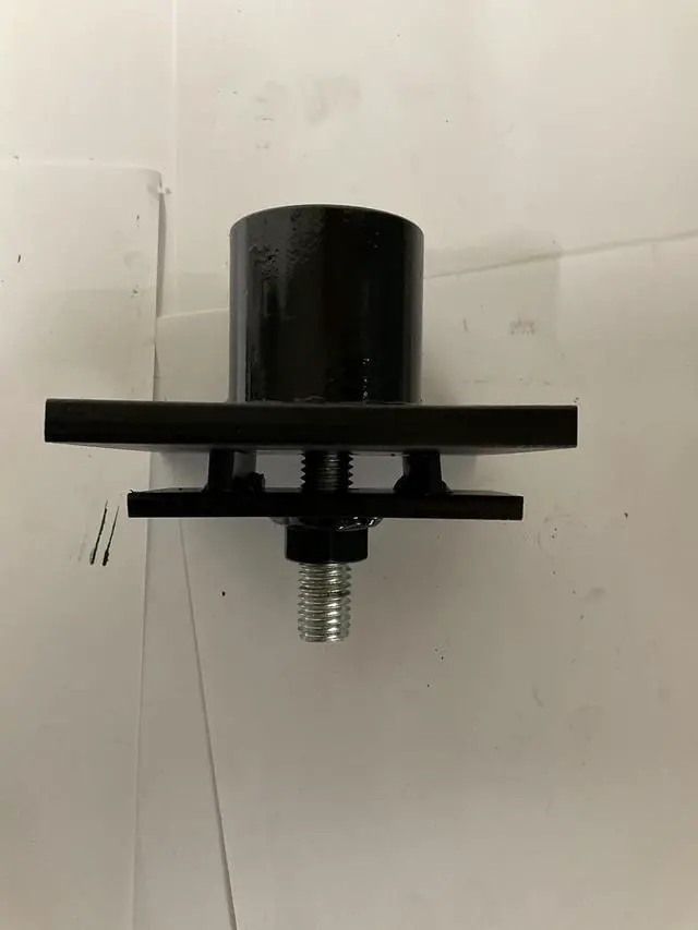Alt view image 2 of 7 - Shipping Container Light Pole Holder, Camera, Flag Pole Holder. Mounting Bracket