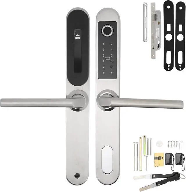 Alt view image 6 of 7 - Acouto Ingerprintors Doors,Art Lockor Apartment Villa School Office, Digital Passwart Lockor Slidings Doord