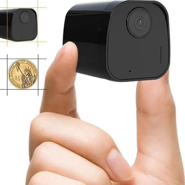 Main image of ZYMI 1080p Mini Surveillance Camera, 120° Wide Angle, Night Vision, 3-Month Battery Life, Waterproof