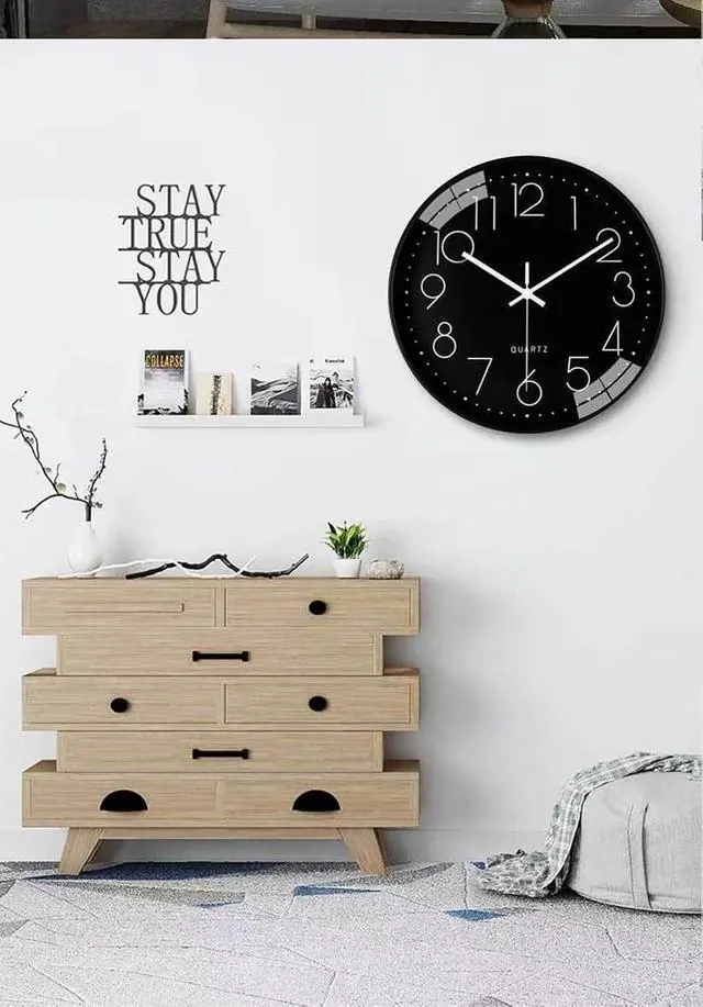 Alt view image 3 of 7 - HD Hidden WiFi Wall Clock Camera Wireless Nanny Cam 1080P Mini Clock Camera with Motion Detection for Indoor Home Security