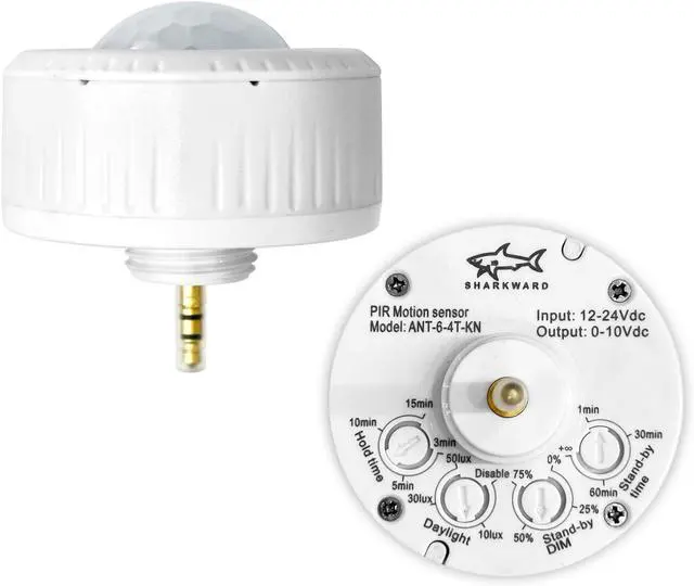 Main image of 4 Pack Ceiling Sensor, PIR Occupancy Motion Detector for LED High Bay Light, 40 FT Ceiling and 50 FT Wall Mount Detection Diameter, Commercial/Industrial Grade