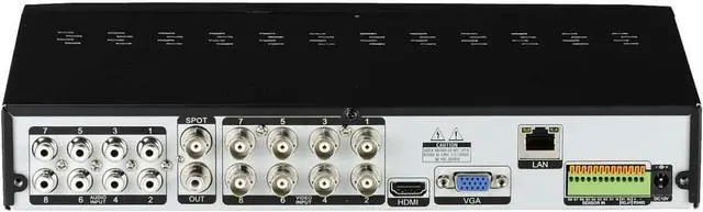 Alt view image 2 of 6 - Eyemax Magic Viewer Prestige Series 8CH Penta-Brid CCTV DVR System Suport Cameras Upto 5MP,for HD-TVI, HD-CVI, HD-AHD, 960H Analog Cameras -No HDD-