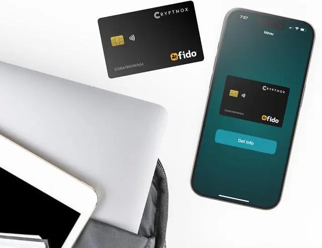 Alt view image 4 of 7 - FIDO2 NFC Security Card + USB-A Smart Card Reader Bundle