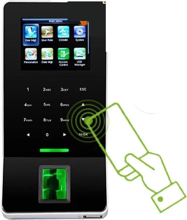 Main image of Time Clock, Time Clock,Biometric Fingerprint Access Control System Time Recording Time Attendance Machine Smart Door Access Control