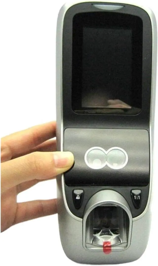 Alt view image 3 of 6 - Time Clock, Time Clock,Face & Fingerprint Time Attendance Access Control Machine 3" Screen Face Recognition Teminal