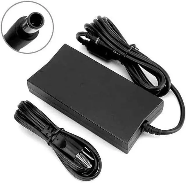 Alt view image 3 of 7 - Dell 130-Watt 3-Prong AC Adapter with 6 ft Power Cord