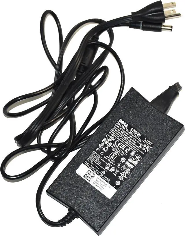 Alt view image 4 of 7 - Dell 130-Watt 3-Prong AC Adapter with 6 ft Power Cord