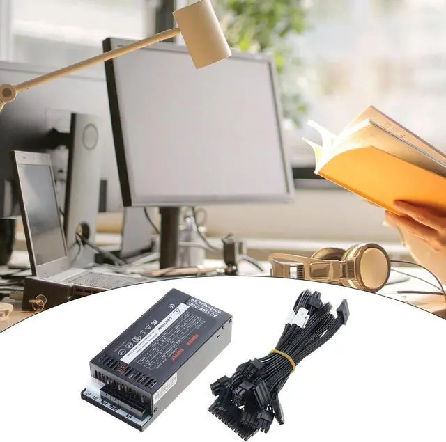 Alt view image 2 of 7 - 600W Full Modulars 110-264V Power Supply Unit for ITX Case High Efficiency Low Noise Cooling Fan Flexs ATXs PSUs