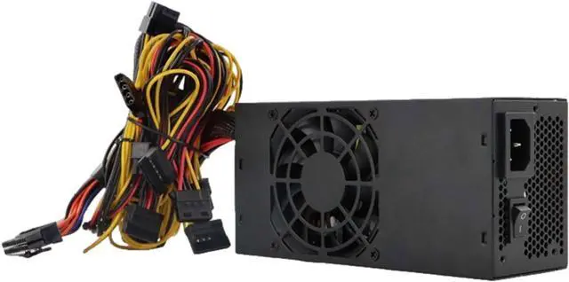 Alt view image 7 of 7 - TFX 400W PC Power Supply Computer Power Supply Unit with 8cm Exhaust Fan Replacement for Desktop Small Case Accessories