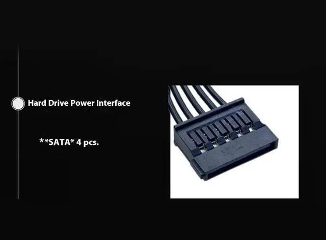 Alt view image 3 of 7 - GPU 600W Computer Power Supply 24Pin Mining Unit with Fan for Gaming Servers & Desktop Mining Machine Cooling PC Power Unit