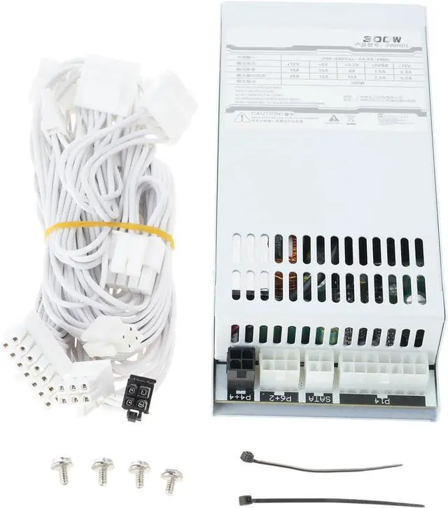 Main image of 300W Fully Module Small 1U Power Supply with Intelligent Fan Control Quiet for PC Case and Small Servers Work Space Power Unit