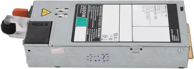 Alt view image 3 of 7 - Acouto 1600W EPP Server Power Supply for R530 T630 R740 , Efficient, and Easy PlugandPlay Installation with Cooling Fan