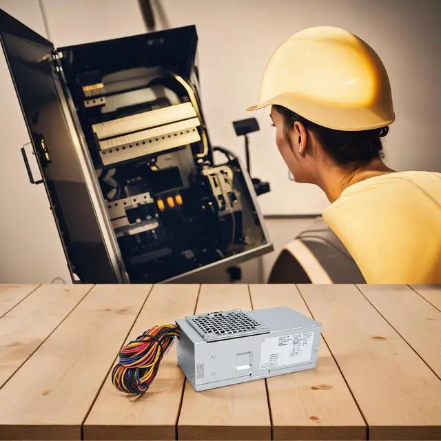 Alt view image 6 of 7 - D250AD-00 250W Power Supply Unit for Dell for Optiplex 390 790 990 3010 for MT SFF Desktop Computers with 24-Pin, for SATA and Floppy Connectors