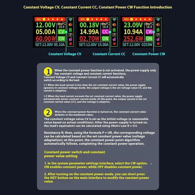Alt view image 5 of 7 - Upgraded Digital Controlled Regulator 70V 25A 1750W Output Accuracy Electric Current Stabilization For Testing Use Multiple Application Power Supply Unit