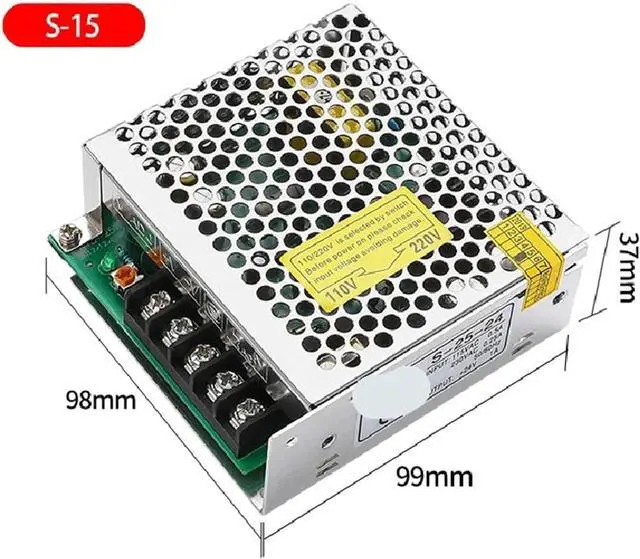 25W Switching Power Supply 12V Size 110V 220v AC/DC Ultra-Thin SMPS LED ...