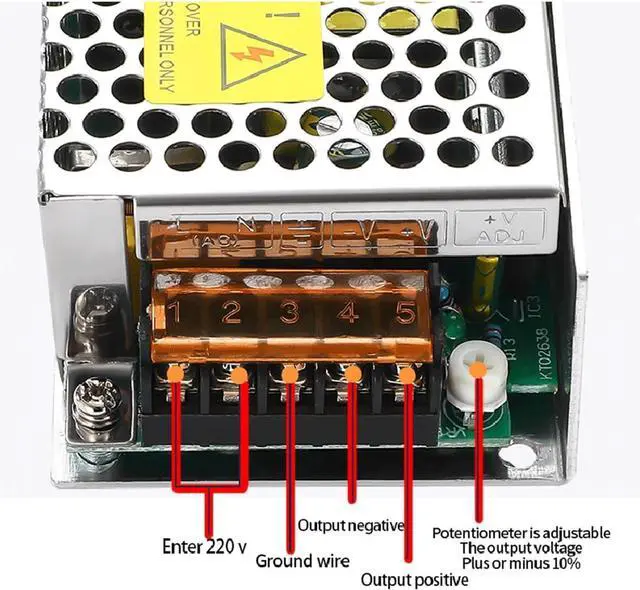 25W Switching Power Supply 12V Size 110V 220v AC/DC Ultra-Thin SMPS LED ...