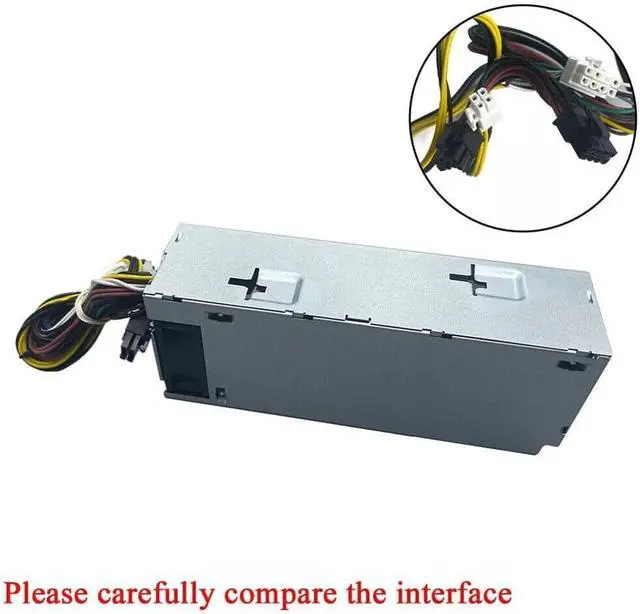 Alt view image 7 of 7 - 600W Power Supply PSU For Dell 7040 3650 3040 3046 7050 5040, Model: 0T8M40 DPS-600EM-00 A H240EM-00 H240EM-02 2P1RD H62JR, 8-Pin and 4-Pin Connectors, Standard Size