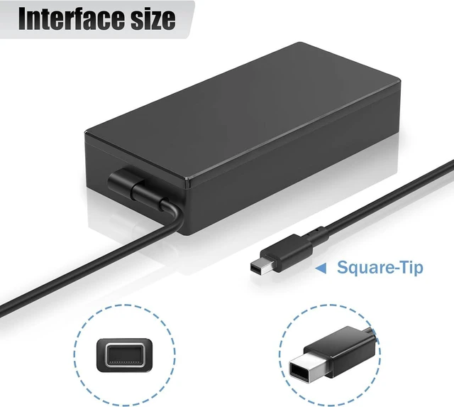 Alt view image 2 of 7 - 240W Charger for Asus Rog Zephyrus G16 GU605 GU605C GU605M Rectangle Conn | Compatible with Asus tuf Gaming A16 (2024-2025) FA608 FA608U FA608W 20V 12A AC Adapter