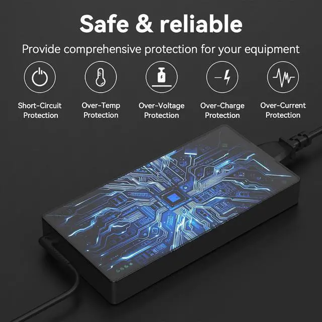 Alt view image 6 of 6 - New 330W 300W AC Adapter Compatible with Lenovo Legion Pro 7i 7 9 9i Legion 5 7 S7 Pro 5 5i Y7000p R9000P Y9000K Y9000X Yoga AIO 7 Gaming Laptop Power Supply Cord ADL300SDC3A ADL300SLC3A