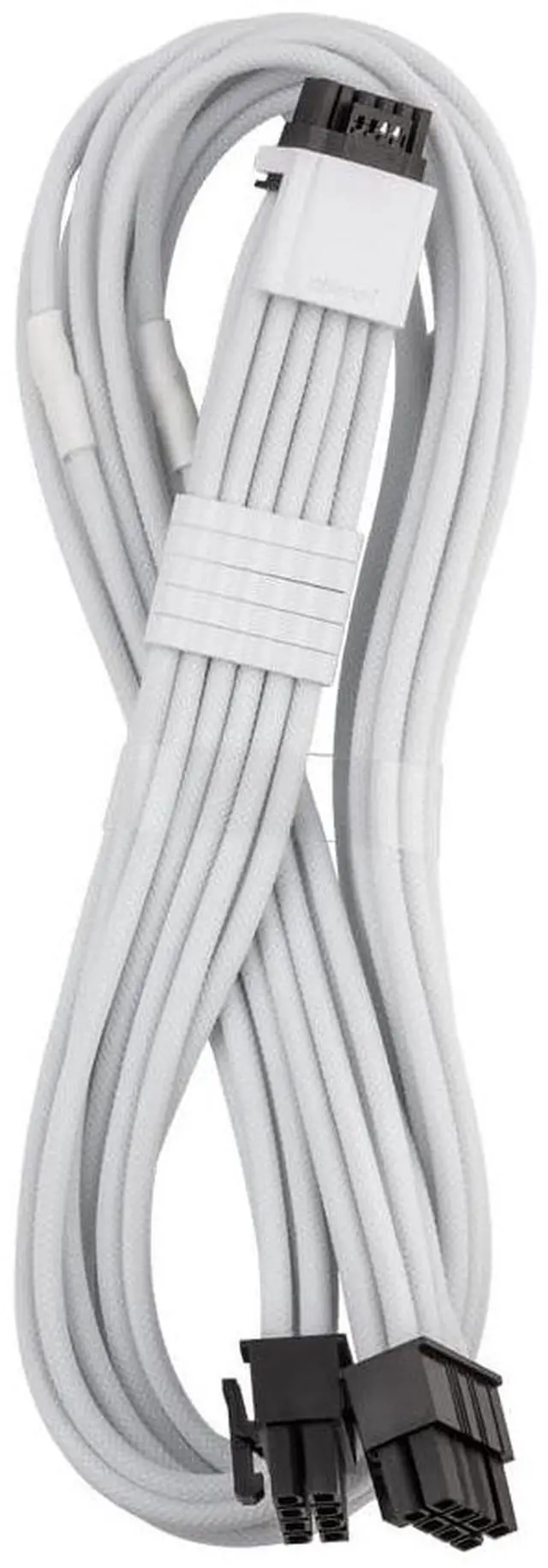 Main image of CableMod RT-Series Pro ModMesh Sleeved 12VHPWR StealthSense PCI-e Cable for ASUS/Seasonic/Phanteks (White, 16-pin to Dual 8-pin, 60cm)