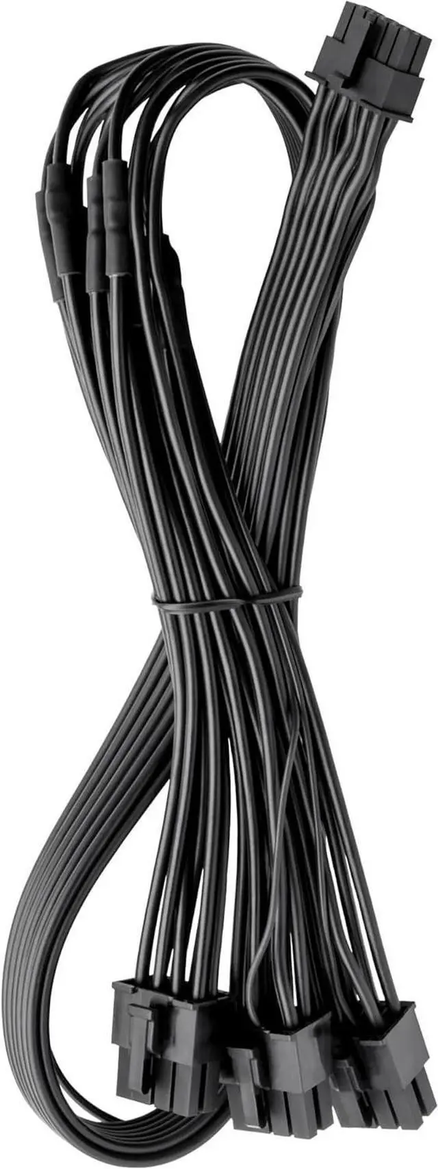 Main image of CableMod Basics RT-Series 12VHPWR StealthSense PCI-e Cable for ASUS/Seasonic/Phanteks (Black, 16-pin to Triple 8-pin, 60cm)