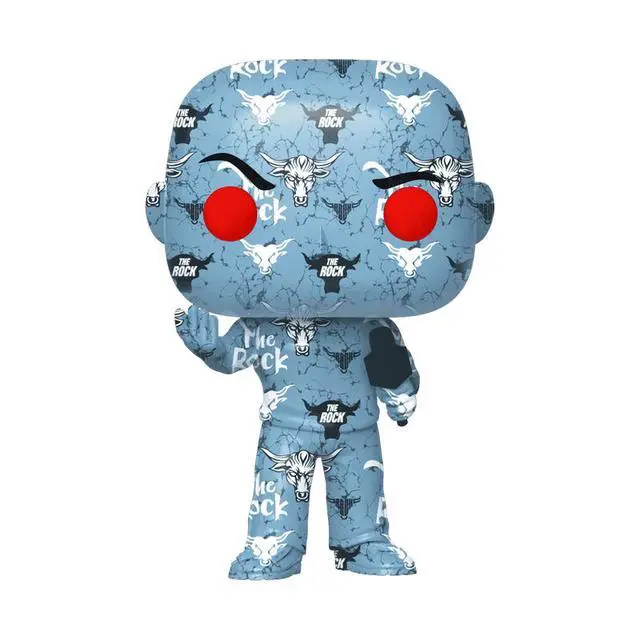 Alt view image 2 of 5 - Funko POP! Artist Series: WWE - The Rock #44 w/Case ( Walmart Exclusive Edition)
