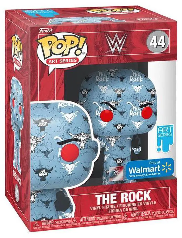 Main image of Funko POP! Artist Series: WWE - The Rock #44 w/Case ( Walmart Exclusive Edition)