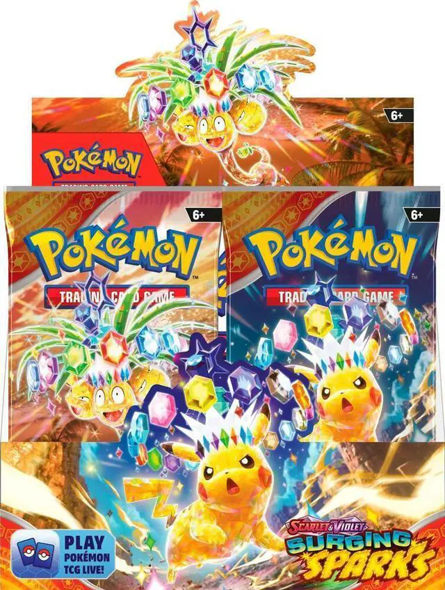 Alt view image 8 of 9 - Pokemon TCG: Scarlet & Violet - Surging Sparks Booster Box
